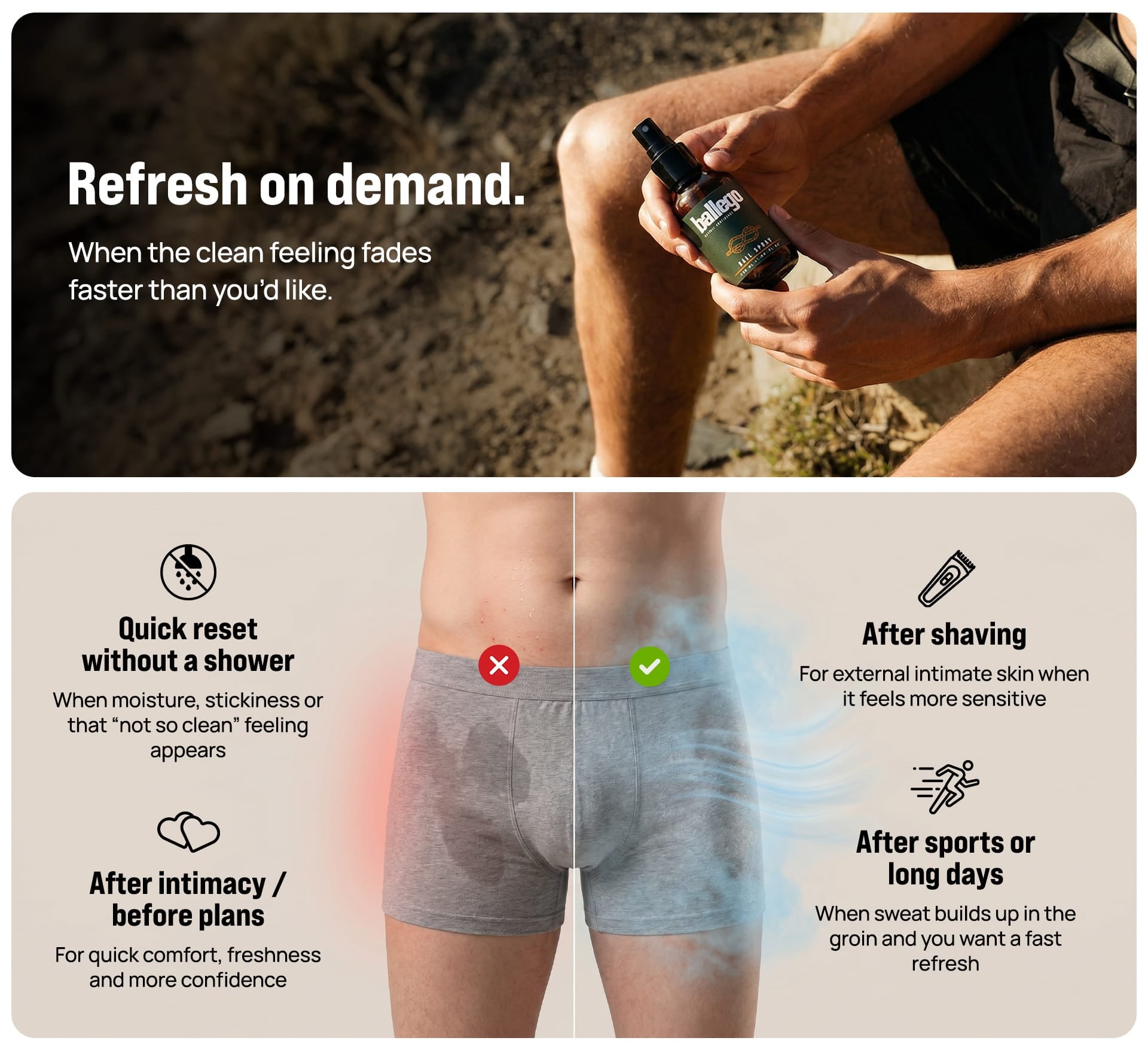 Ball Spray — benefits