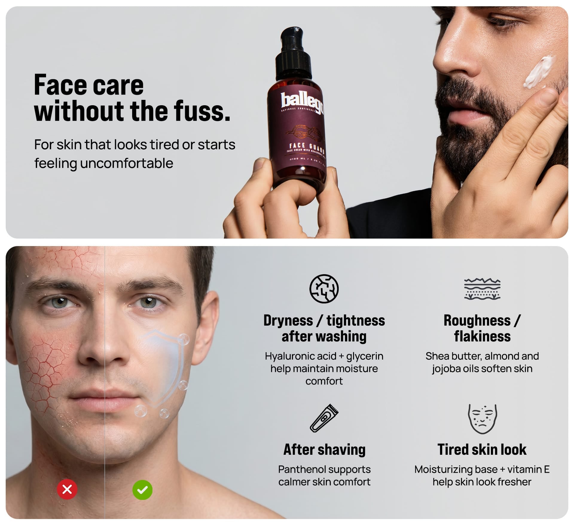 Face Guard — benefits