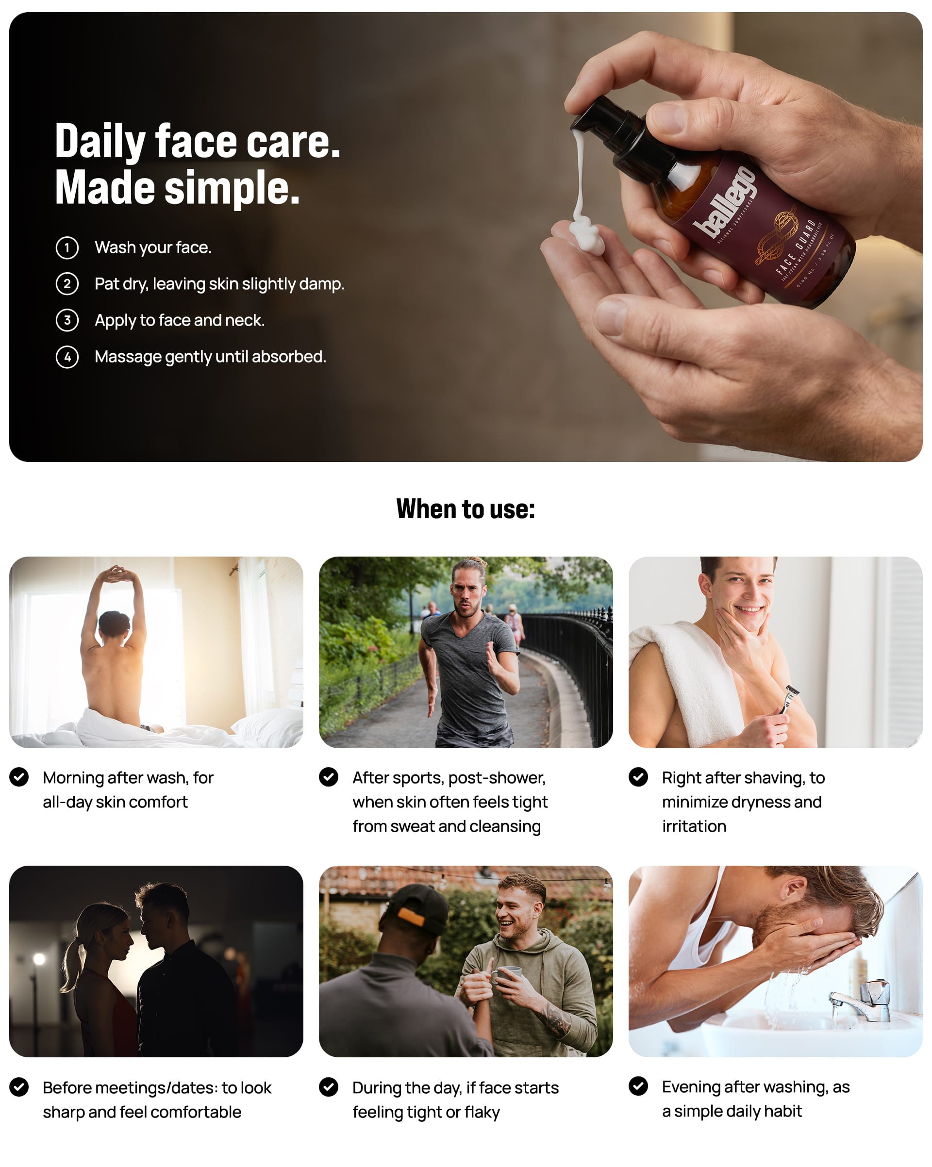 Face Guard — how to use
